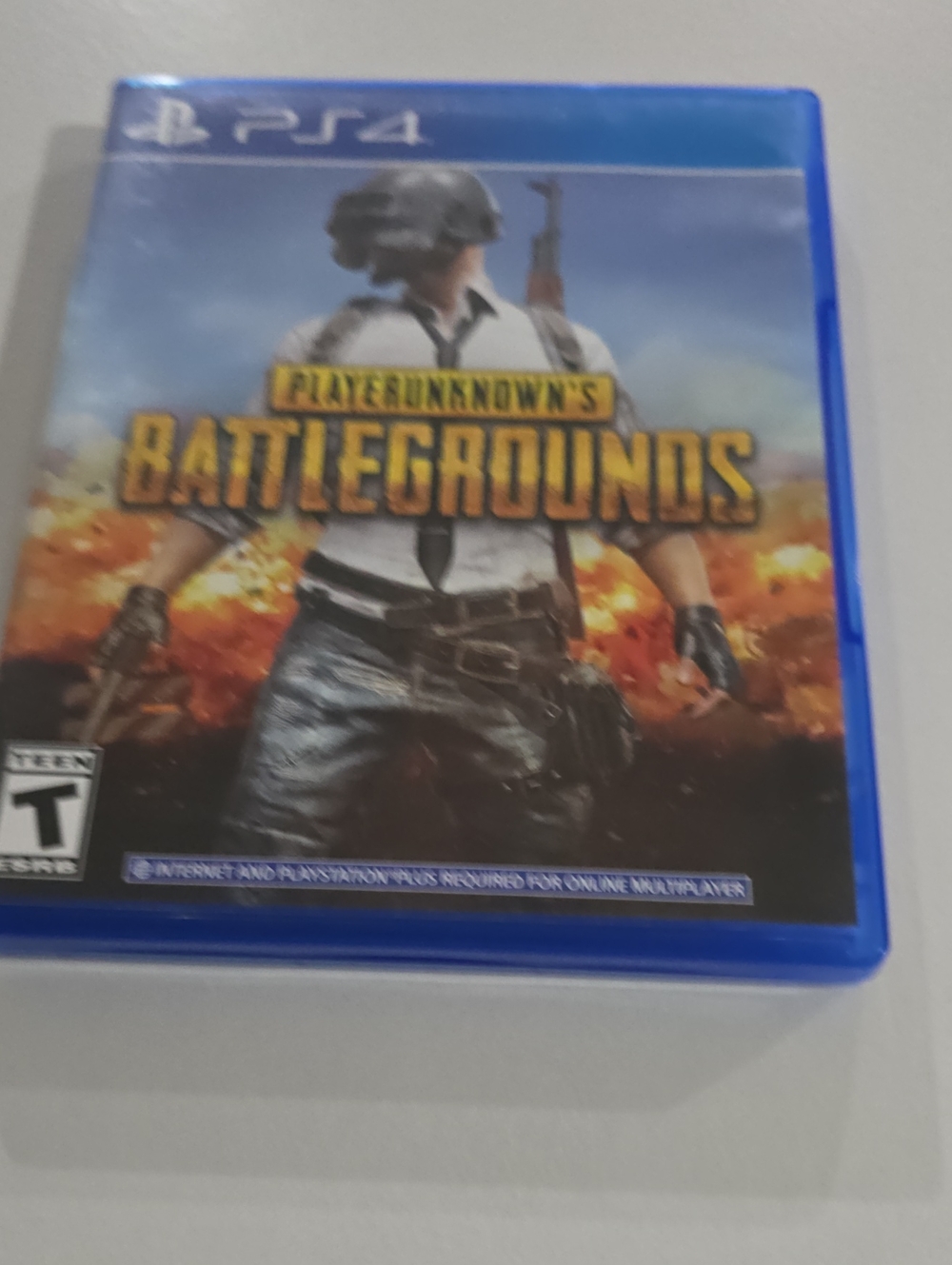 Sony 4 Blue PLAYERUNKNOWN'S BATTLEGROUNDS (PUBG) Game Case